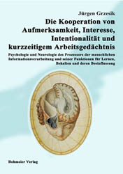 Dies ist das Cover des Buches Die Kooperation von Aufmerksamkeit, Interesse, Intentionalität und kurzzeitigem Arbeitsgedächtnis, erschienen im Bohmeier Verlag.