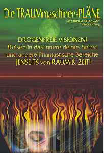 Dies ist das Cover des Buches Die Traummaschinen-Pläne, erschienen im Bohmeier Verlag.