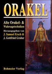 Dies ist das Cover des Buches Orakel - Alte Orakel- und Wahrsagetechniken, erschienen im Bohmeier Verlag.